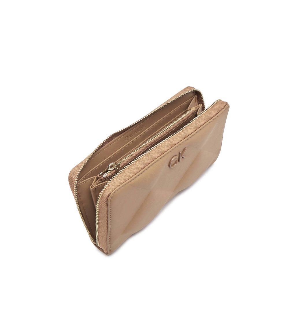 Кошелек RE-LOCK QUILT ZA LG Calvin Klein - коричневый(K60K610774)