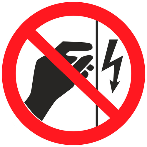 Р09 "Запрещается прикасаться. Корпус пол напряжением"