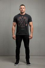 Футболка оверсайз LEGENDA Герб черная