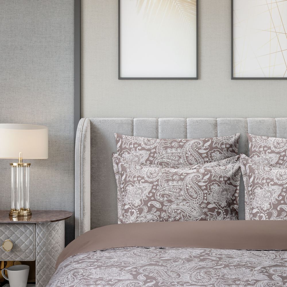 Комплект постельного белья двуспальный кинг сайз Gipfel Cosmea 42429