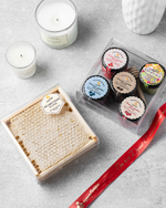 Подарочный набор с медовым суфле (крем-медом) и сотовым медом