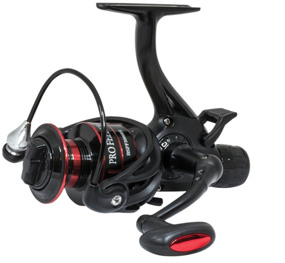 Катушка для рыбалки безынерционная фидерная Black Side Pro Feeder CDS (3+1 подш.)