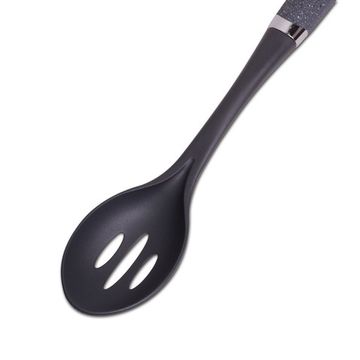 Поварская ложка с отверстиями  нейлоновая 35 см. Kamille КМ 5026