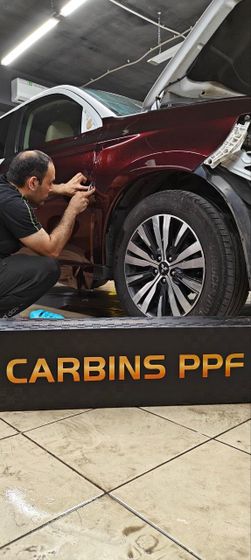 Carbins Color PPF Black Rose SP 17 бордовая красная цветная полиуретановая защитная антигравийная пленка