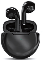 Bluetooth - гарнитура Pro 6, TWS вкладыши, BT5.0, 30/200mAh Black