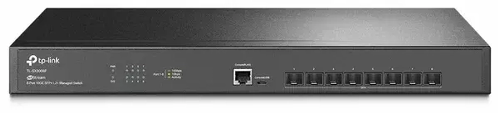 Сетевое оборудование TP-Link TL-SX3008F Управляемый коммутатор JetStream уровня 2+ с 8 портами SFP+