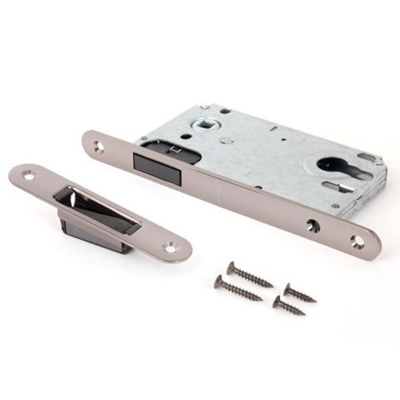 Замок с магнитной защелкой Апекс 5300-М-BN под цилиндр черный никель