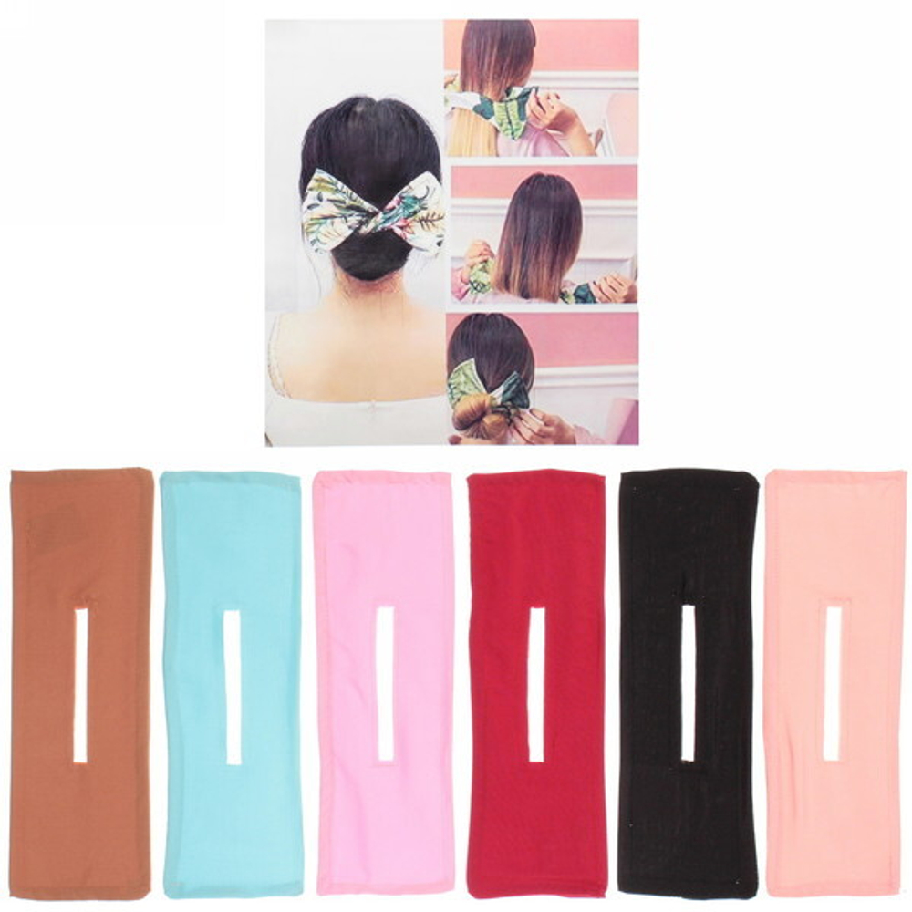 Заколка Хеагами для создания прически «Франзуская ракушка», однотонная, микс 6 цветов, 33*11см