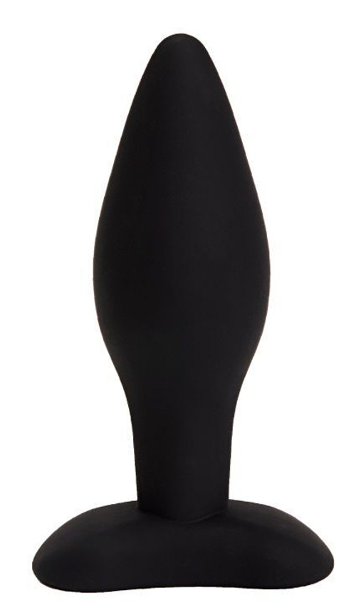 Черная анальная пробка Matter - 14 см.