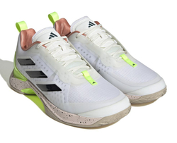 Женские теннисные кроссовки Adidas Avacourt - white/core black/lucid lemon - White