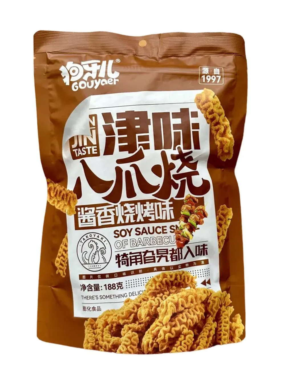 Китайские чипсы острые со вкусом Барбекю 188 г