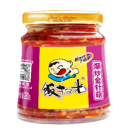 Грибы Эноки Fansaoguang в соусе, 280 г