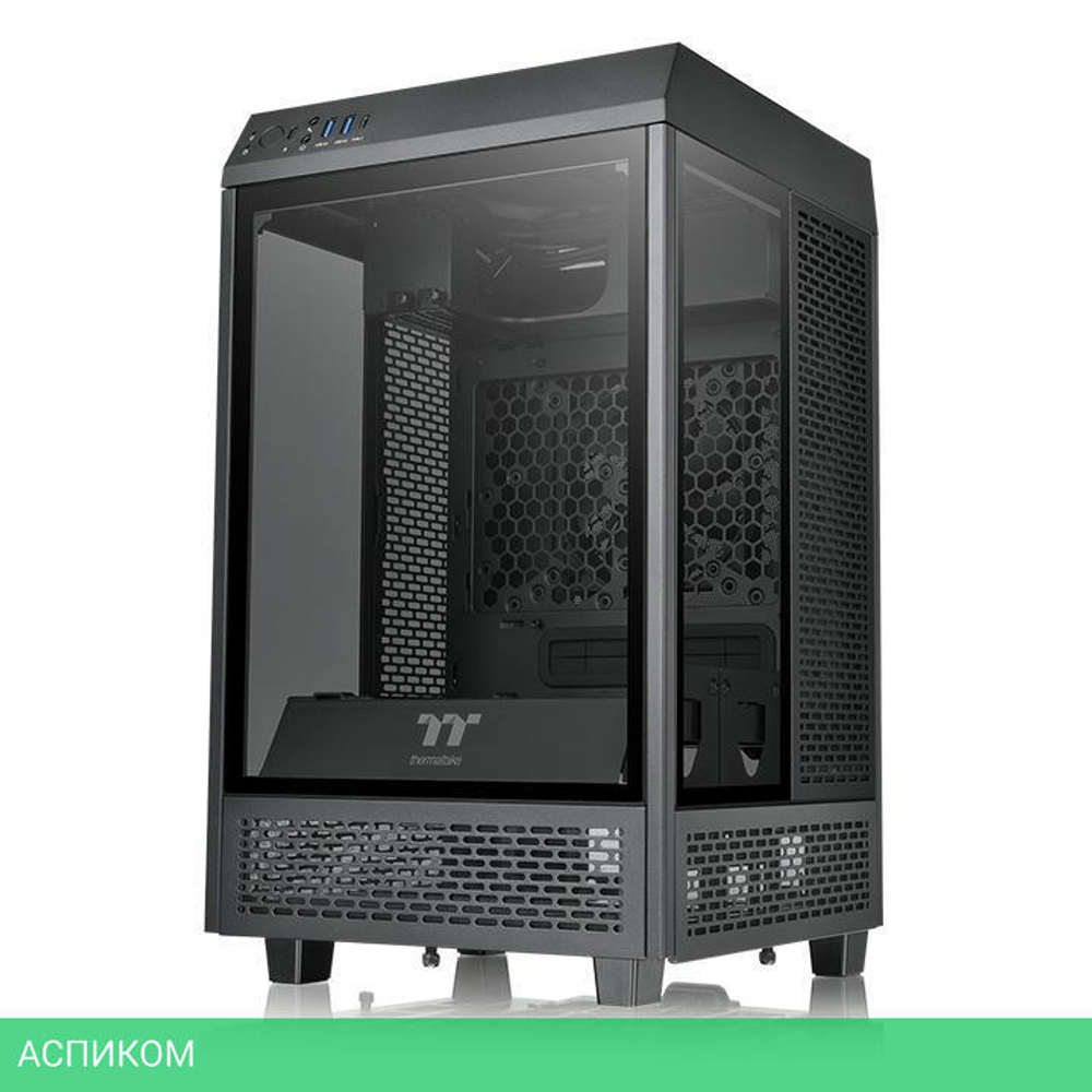 Корпус Thermaltake The Tower 100 без БП Black (CA-1R3-00S1WN-00)