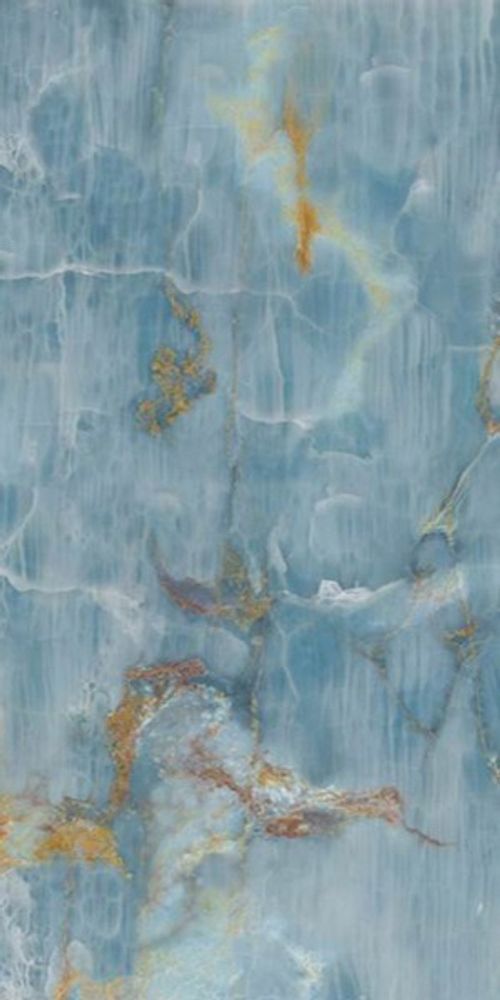 Керамогранит The Room Onyx Aqua Blue Gold