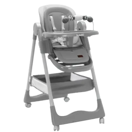 Стульчик для кормления Bubago Albert цвет Grey/Серый арт BG 138-1