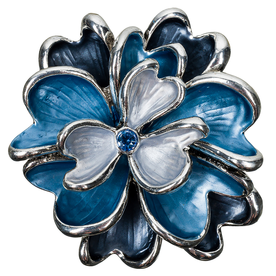 Брошь Shadore Цветок XZ1153.23 BL/S