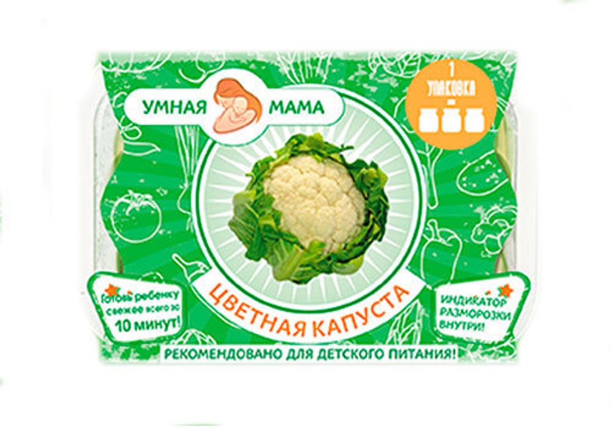 Цветная капуста "Умная мама" замороженная, 200г