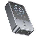 Портативный аккумулятор с пускозарядным устройством Hoco QS7 10000mAh (metal grey)