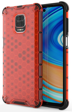 Красный чехол для смартфона Xiaomi Redmi Note 9s и 9Pro от Caseport, серия Honey