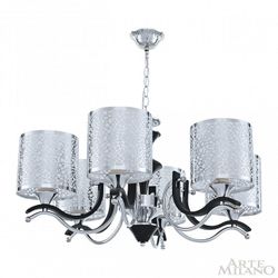 Подвесная люстра Arte Milano Florentia-6787 306787/6 Bk/Ni