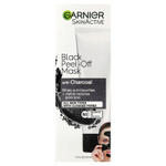 Garnier, SkinActive, черная отшелушивающая косметическая маска с древесным углем, 50 мл (1,7 жидк. унц.)