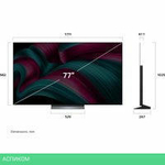 OLED телевизор LG OLED evo AI C5 OLED77C5RLA