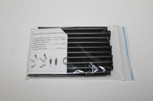 Набор термоусадок для изоляции проводов 6,4мм / 3,2мм 1м (в уп.) (АНТЕЙ-К)