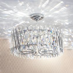 Citilux Ингвар CL334281 Люстра подвесная хрустальная Хром