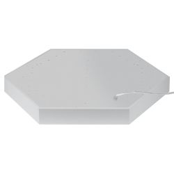 Светильник LED ЭРА Geometria SPO-122-W-40K-066 Hexagon 66Вт 4000К 5300Лм 800*800*80 белый подвесной драйвер внутри | Декоративные светильники Geometria