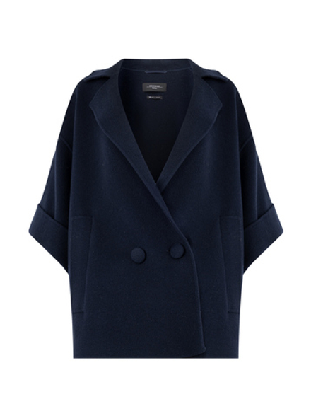 MAX MARA полупальто - синий
