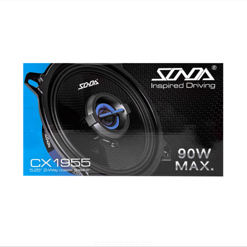 Автоколонки 13см. 2-Way 5.25" с сетками "комплект2шт" Sonda CX-1955