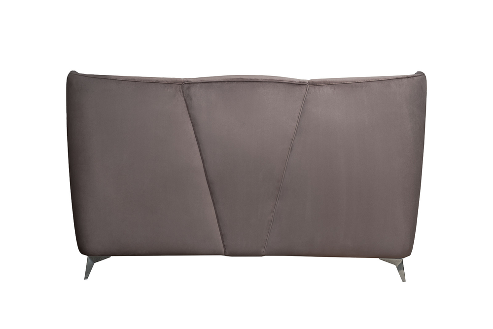 Кровать Сиена(Siena) без мех.велюр коричневый Colt1012-ROSKOR 199x222x116см Garda Decor