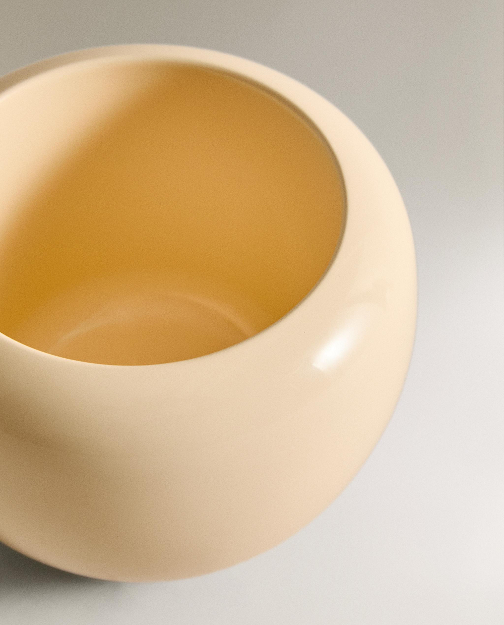 Zara Home Ваза из керамики, цвет бежевый, 13 см
