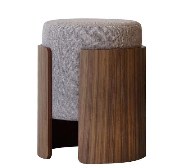 Пуф Lagom (капучино твид, орех)