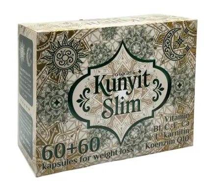 Kunyit Slim капсулы для похудения день ночь 120 Индонезия