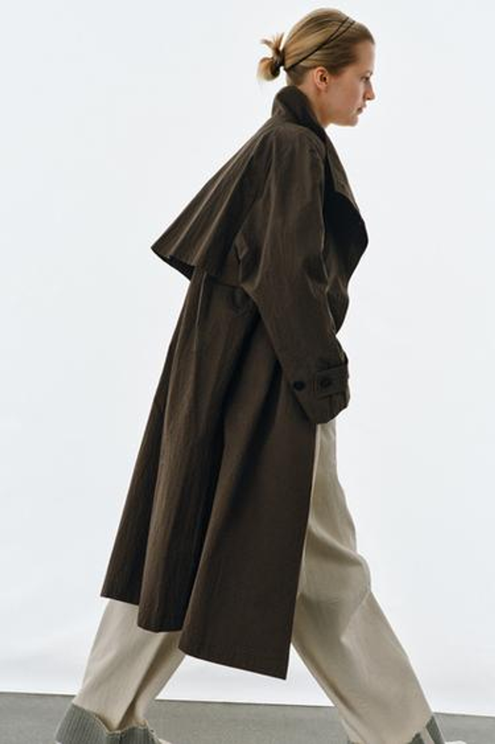 ОВЕРСАЙЗ КАРЕЛИ ТРЕНЧКОТ КОЛЛЕКЦИЯ ZW - ZARA