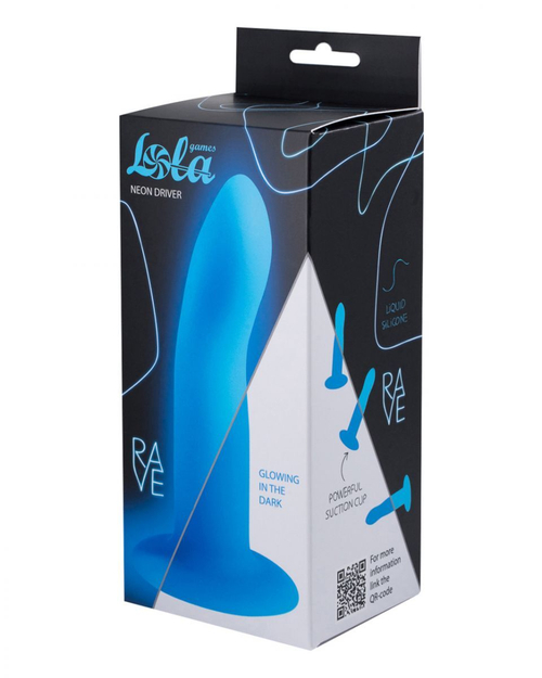 Фаллоимитатор Lola Games Neon Driver – светится в темноте, 13,3 см