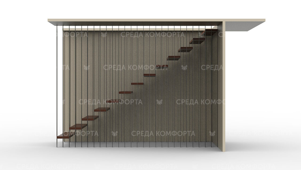 Деревянная лестница LSTN0039