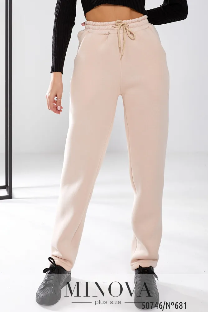 Брюки 681-бежевый Minova