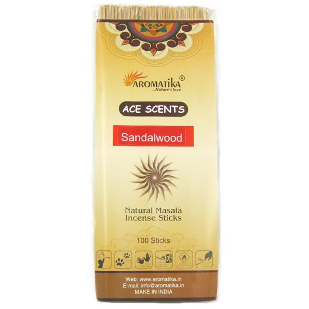 Aromatika Ace Scent Sandalwood Благовоние-масала Сандал, 100 шт