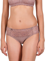 Нежные трусики-слипы с кружевным декором (Размер: 44) (Цвет: белый)