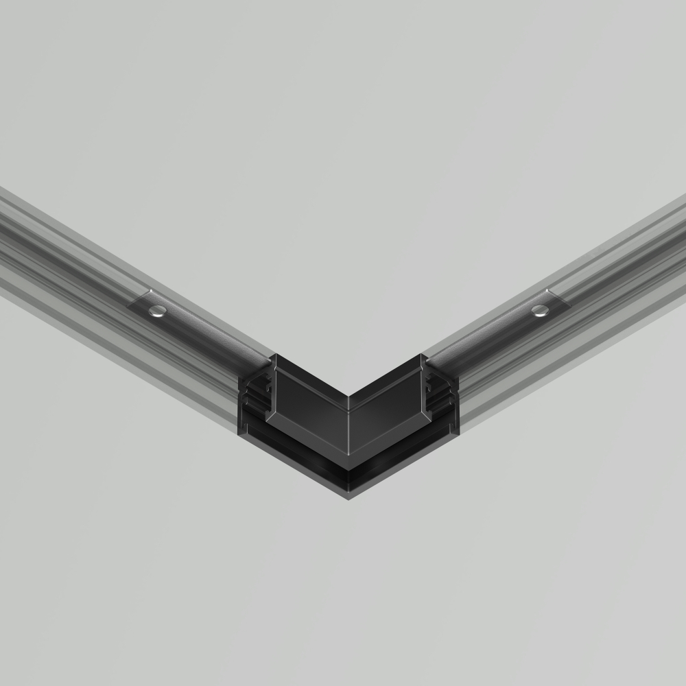 Коннектор угловой, накладной Maytoni Levity TRA184CL-11B