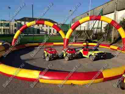 Надувная трасса "Овальная", 6*6*2 м