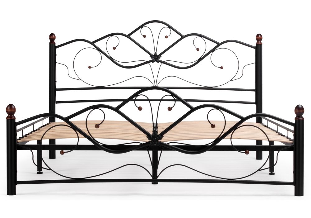 Двуспальная кровать Виктори 2 160х200 черная