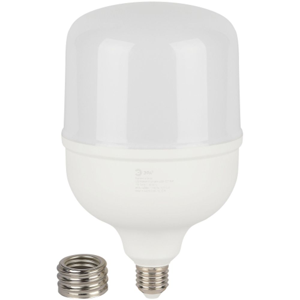 Лампа светодиодная POWER ЭРА STD LED T140-65W-4000-E27/E40 65Вт колокол нейтральный белый свет E27/E40 | Лампы cветодиодные POWER