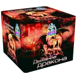 Батарея салютов Дыхание дракона (FP-B208) от Фаворит Пиро Групп, 49 залпов, 25 мм