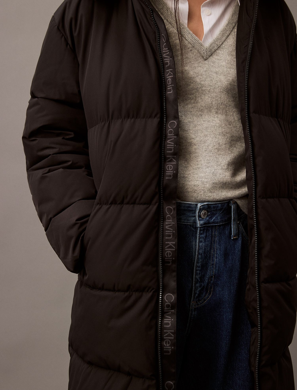 Утепленная куртка Calvin Klein Heavyweight Relaxed Puffer Black Beauty