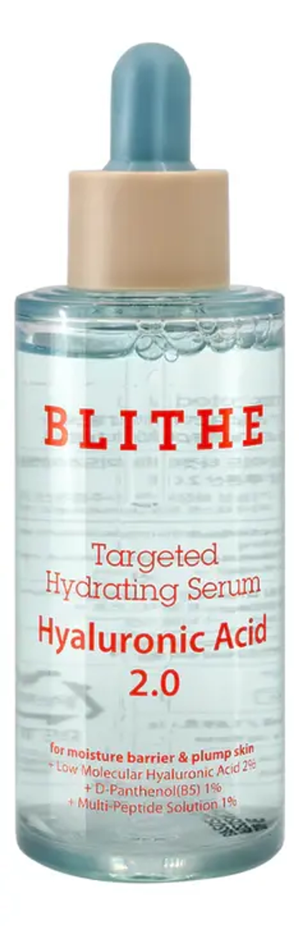 Blithe Увлажняющая сыворотка для лица с гиалуроновой кислотой - Targeted Hydrating Serum Hyaluronic Acid , 50мл