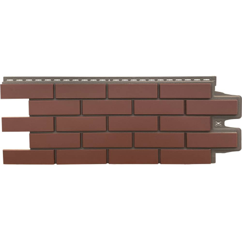 Панель фасадная Grand Line Design Plus Клинкерный кирпич корица со темно-бежевым швом 1105х417 мм
