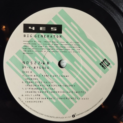 Винтажная виниловая пластинка LP Yes Big Generator (USA 1987) Almost Like Love